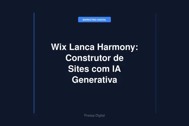 Wix Lanca Harmony: Construtor de Sites com IA Generativa